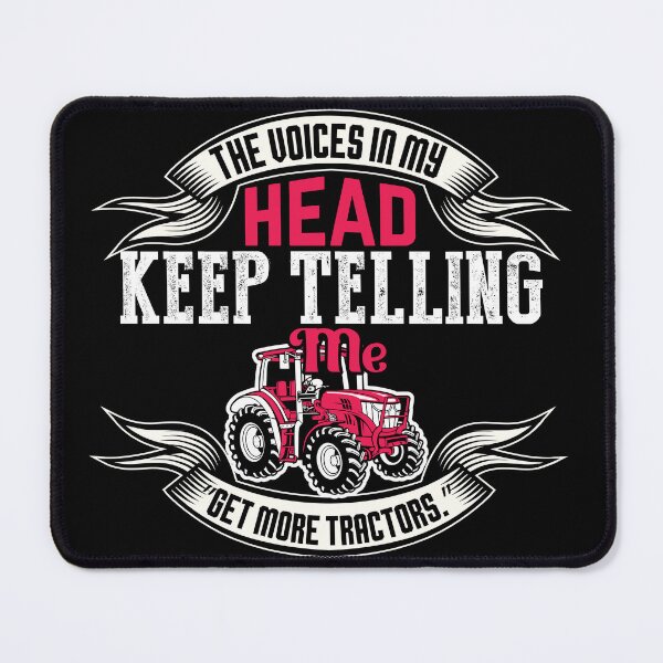 Item preview, The voices in my head keep Telling me get more TRACTORS, thanksgiving designed and sold by MooneyBubble.