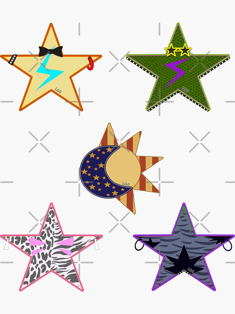 FNAF Security Breach Stickers – Star⭑Salts