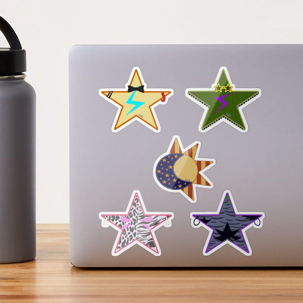 FNAF Security Breach Stickers – Star⭑Salts