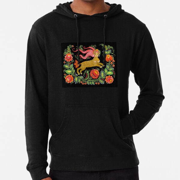 Magical Creature Folk Art (Lamia) Lightweight Hoodie