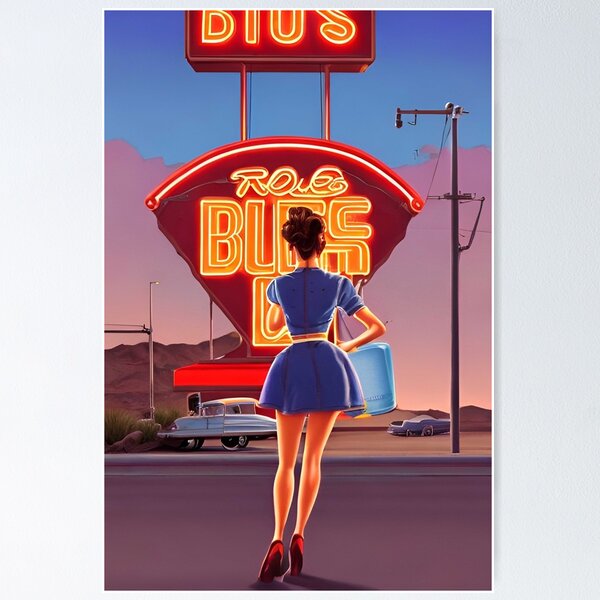 Item preview, Route 66: Neon Refuge designed and sold by 90snerd.