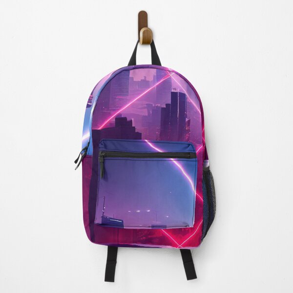 Item preview, Anime Tokyo Cityscape pink and blue sky and clounds vaporwave and citypop cool vibe designed and sold by ZAKAABDE2020.