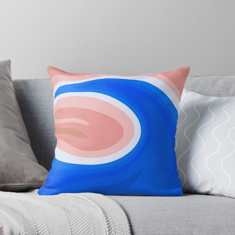 Item preview, Throw Pillow designed and sold by timegraf.