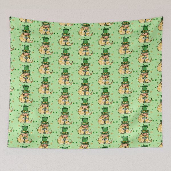 Item preview, St Patrick Day Chibi Elf Leprechaun Green Blonde Clover Luck designed and sold by Jolly-Yosei.