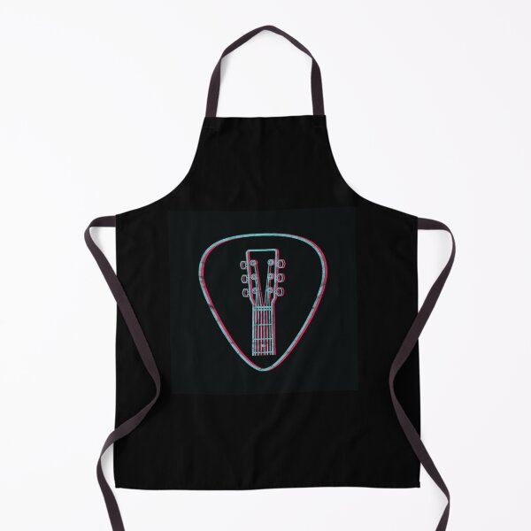 Item preview, 3d Acoustic Guitar Headstock Outlines Guitar Pick Dark Theme Sticker designed and sold by rukoroupikq.