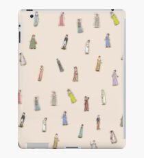 Austen Characters - peach iPad Case/Skin