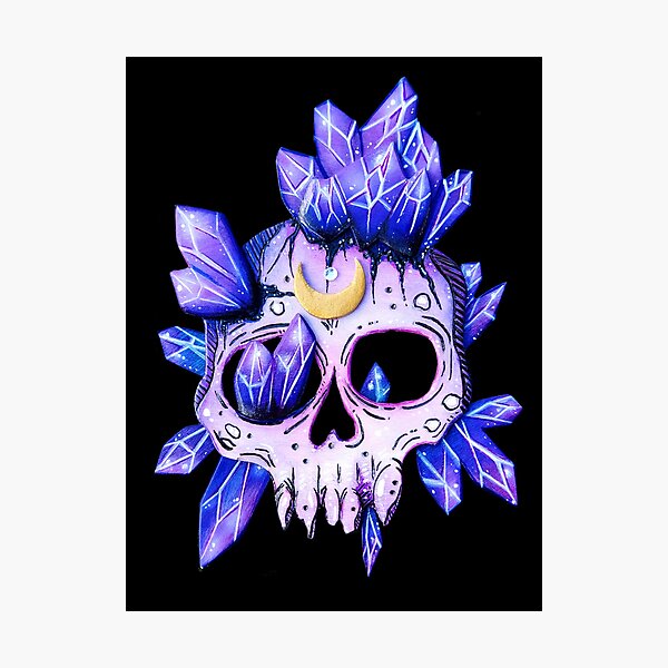 Crystal Skull Photographic Print
