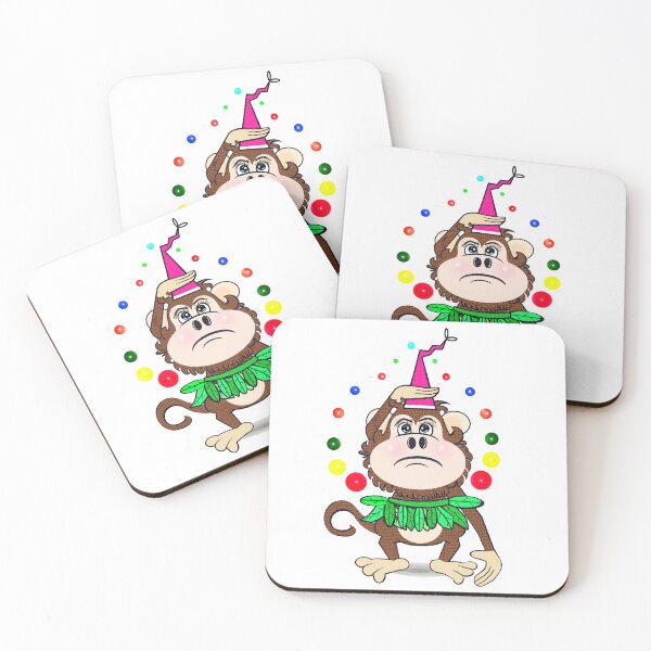 Item preview, Happy Monkey  designed and sold by Shirley cute art .