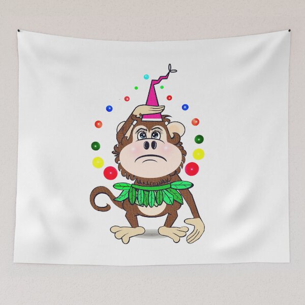 Item preview, Happy Monkey  designed and sold by Shirley cute art .