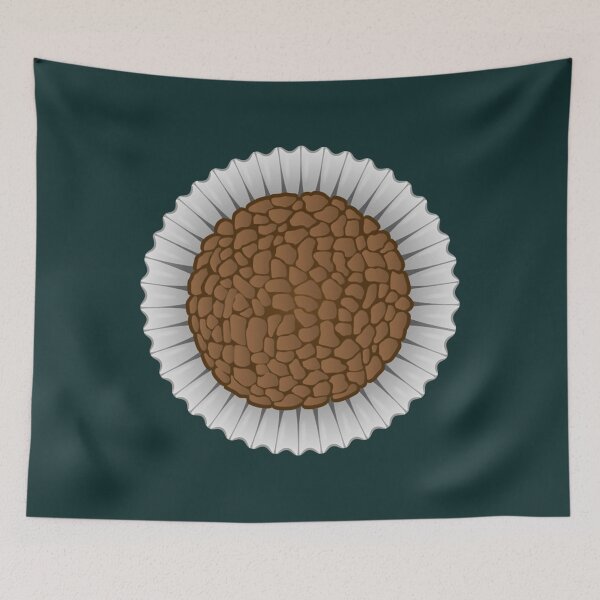 Item preview, Illustration of sweet Brazilian Brigadier food Ideal for informational culinary and institutional57 designed and sold by riddiolsh.