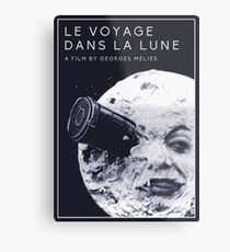 Le Voyage Dans la Lune (Eine Reise zum Mond) - Georges Méliès Metallbild