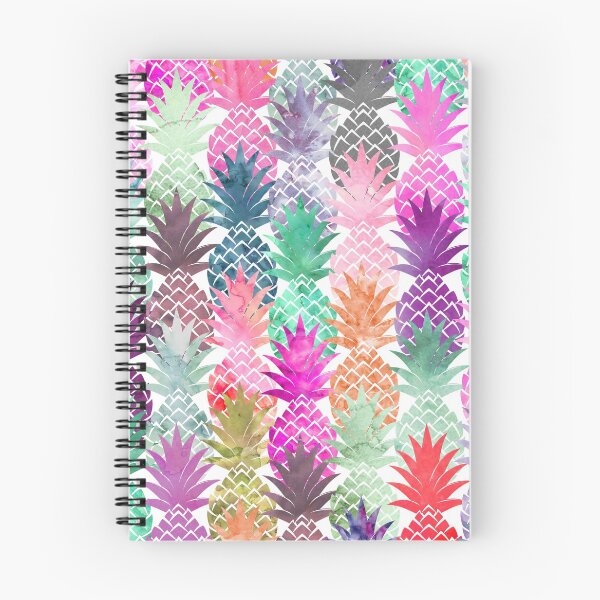Item preview, Bright exotic pineapples pastel watercolor pattern designed and sold by GirlyTrend.