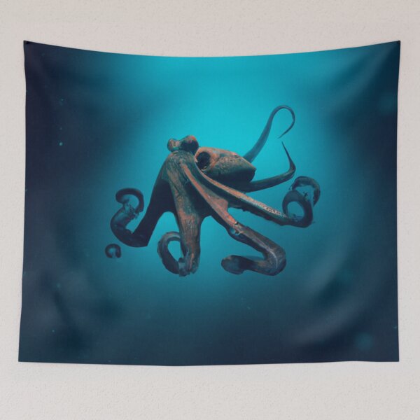 Item preview, giant octopus in the ocean designed and sold by optimusprime39.