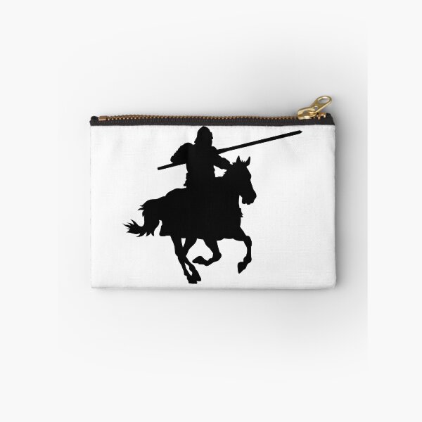 Item preview, Knight silhouette on horseback galloping at the joust designed and sold by Silva-Sol.