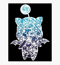 Moogle-verse (blue) Photographic Print