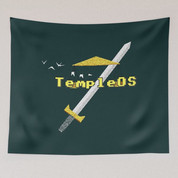 Item preview, TempleOS New74 designed and sold by riddiolsh.