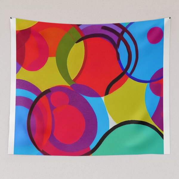 Item preview, circles of various colours designed and sold by David-Howells.