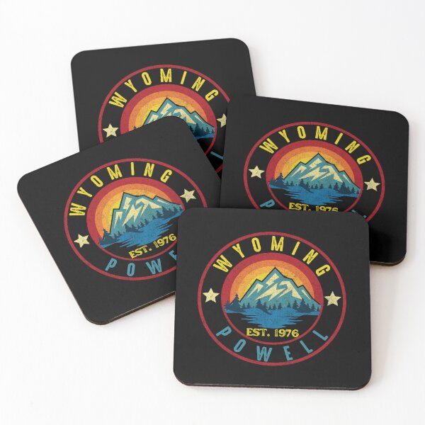 Item preview, Vintage Powell Wyoming Design For Visitors Locals designed and sold by DadJokeDescript.