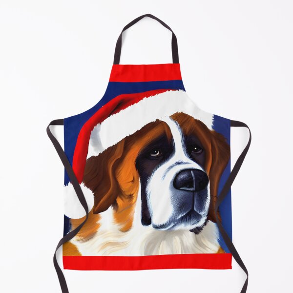 Aperçu de l'œuvre Saint-Bernard Père Noël créée et vendue par NitaBond.