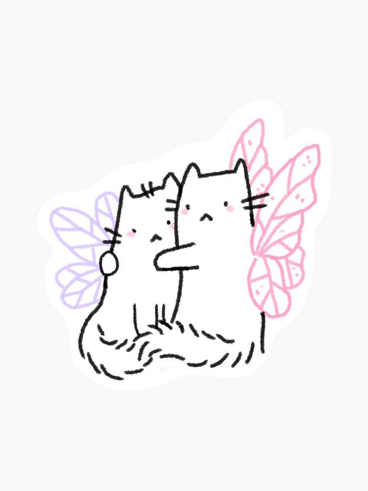 fairy cute cats sticker by kunxdux