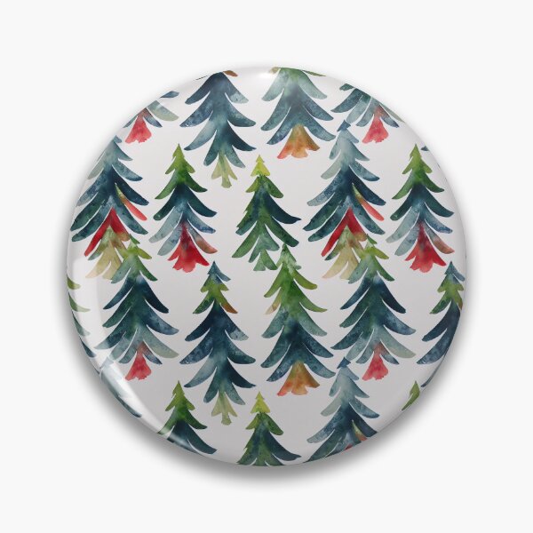 Item preview, Watercolor Christmas Trees designed and sold by cardinalhill.