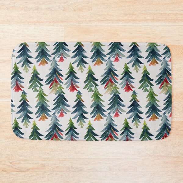 Item preview, Watercolor Christmas Trees designed and sold by cardinalhill.