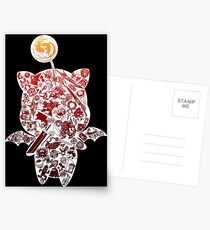 Final Fantasy Moogle-verse (red) Postcards