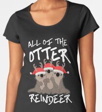 All of the Otter Reindeer Women's Premium T-Shirt