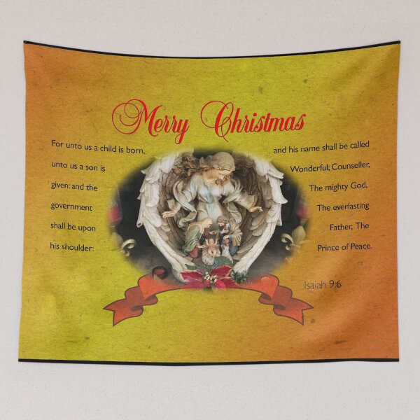 Item preview, MERRY CHRISTMAS Isaiah 9:6 designed and sold by RightofCenter.