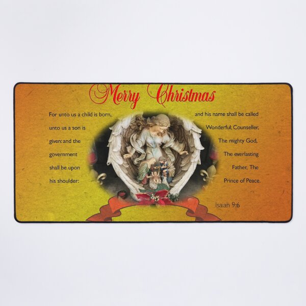 Item preview, MERRY CHRISTMAS Isaiah 9:6 designed and sold by RightofCenter.
