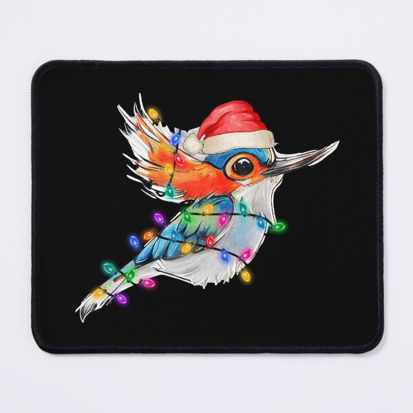Item preview, Merry Christmas Lights Holiday Bird designed and sold by ThisIsMugLife.