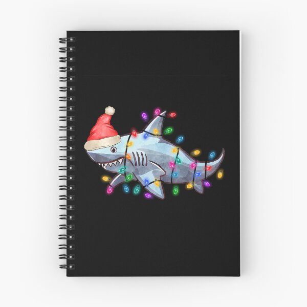 Item preview, Merry Christmas Lights Holiday Shark designed and sold by ThisIsMugLife.