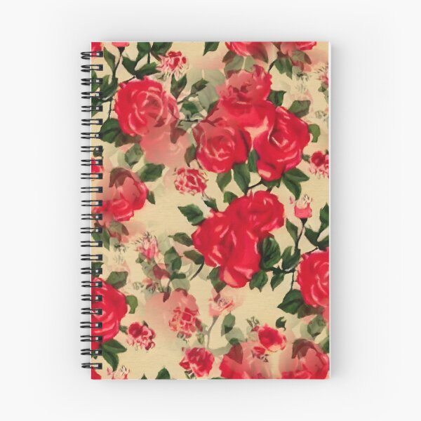 Item preview, Scarlet Red Vintage Rose Floral Pattern designed and sold by Zeph1.