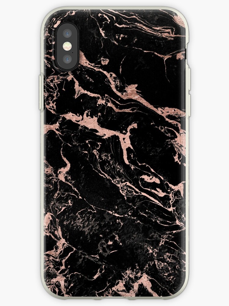coque iphone xr feuille or