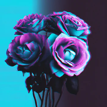 Artwork thumbnail, Lively Roses by EggheadK8