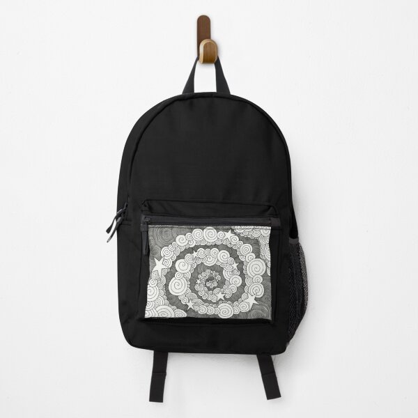 Item preview, Stars Down the Spiral | Pen and Ink | Swirling Art | Doodle Art designed and sold by Destination-Izz.