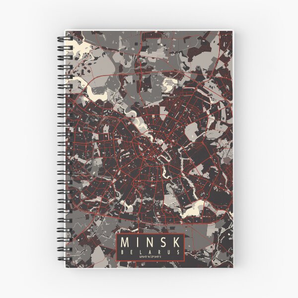 Item preview, Minsk City Map of Belarus - Vector designed and sold by deMAP.