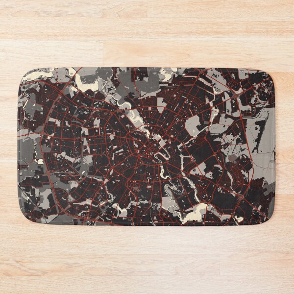 Item preview, Minsk City Map of Belarus - Vector designed and sold by deMAP.