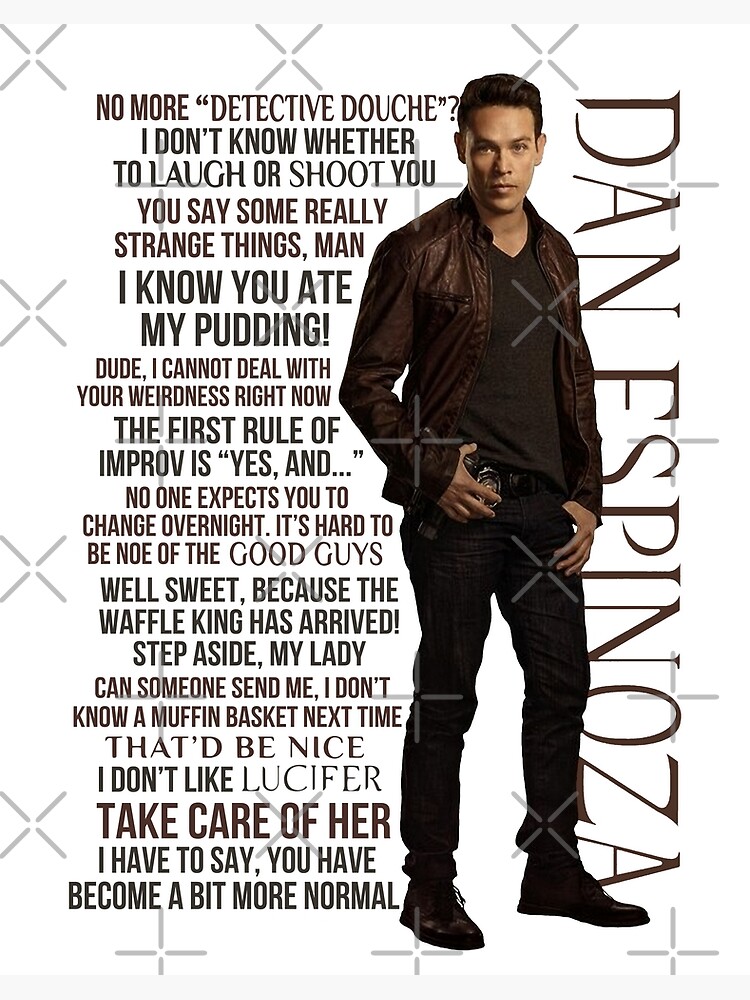 "Dan Detective Douche Espinoza Team T Lucifer Tv Show s New Style