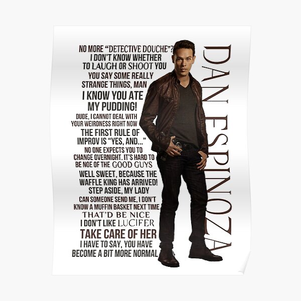 "Dan Detective Douche Espinoza Team T Lucifer Tv Show s New Style