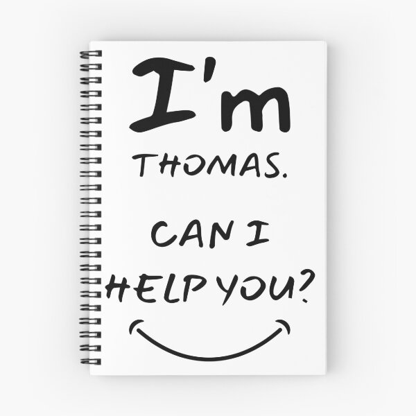 Item preview, THOMAS NAME SHIRT: THOMAS CAN I HELP YOU SMILE DESIGN. designed and sold by AlexRelax.