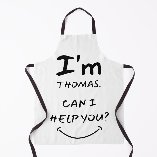 Item preview, THOMAS NAME SHIRT: THOMAS CAN I HELP YOU SMILE DESIGN. designed and sold by AlexRelax.