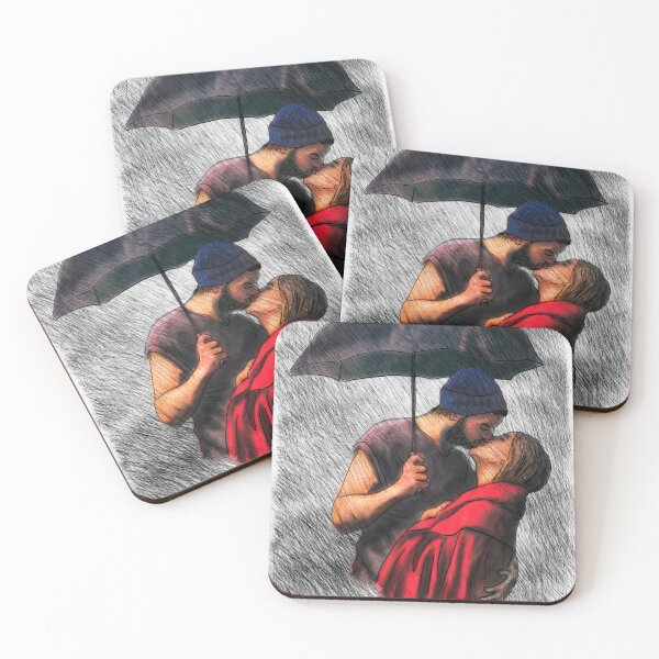 Item preview, kiss in the rain designed and sold by HenryDrae.