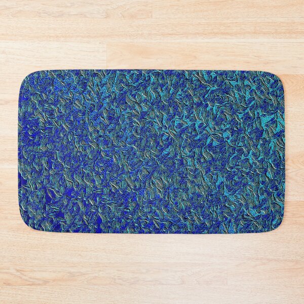 Item preview, Shimmering Blue Botanical Jacquard Plate designed and sold by fatenanwar.