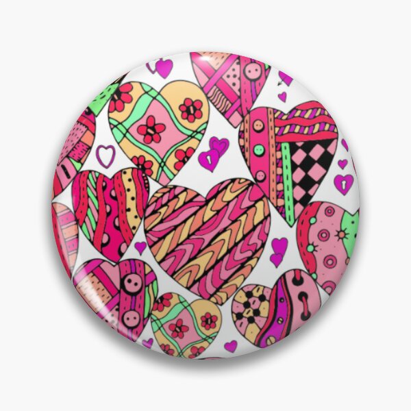 Item preview, Heart Pattern - Red designed and sold by Edenglow Prints & Peculiars.