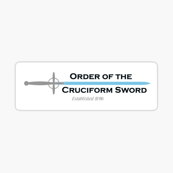 Warrior Nun Order Of The Cruciform Sword Sticker For Sale By Metalbeifong Redbubble 6445