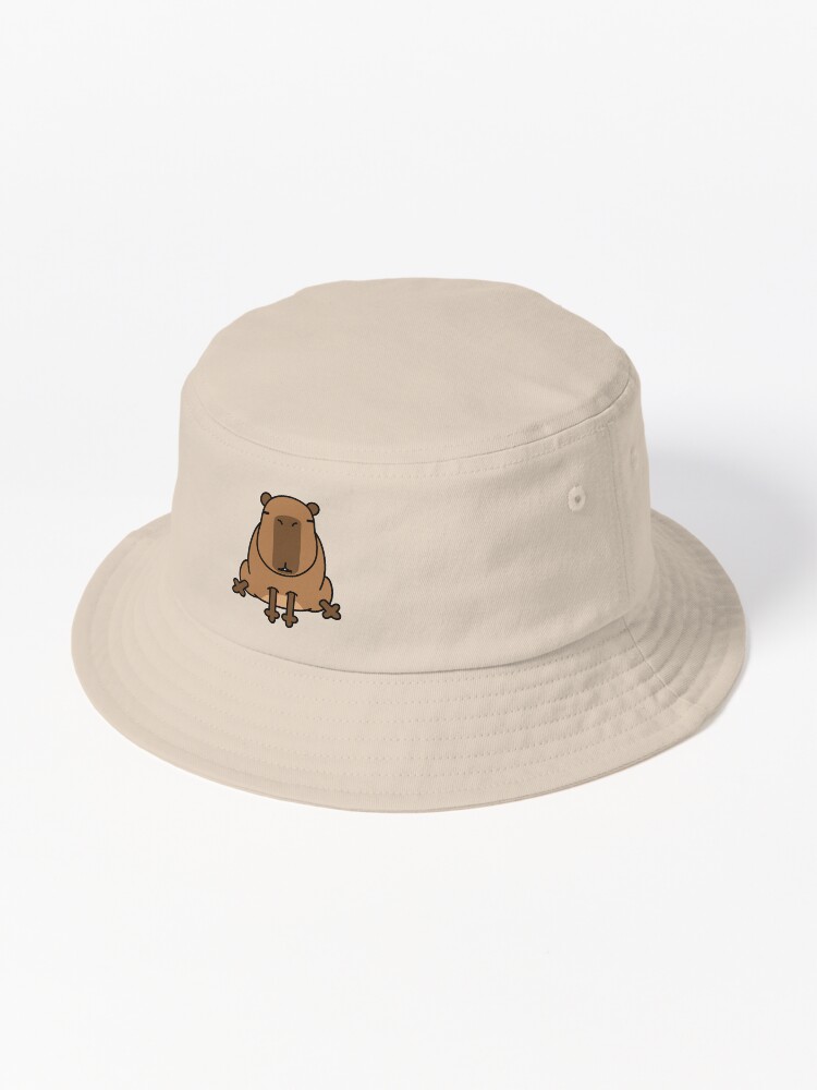 Bucket Hat for Sale mit Capybara sieht enttäuscht aus von thecapycode