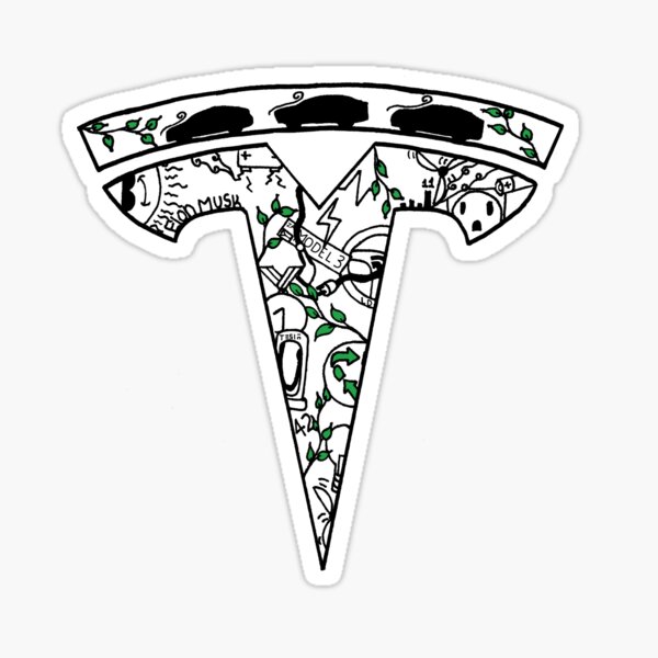 Tesla Stickers Redbubble