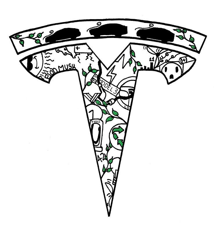 Tesla Logo White Png