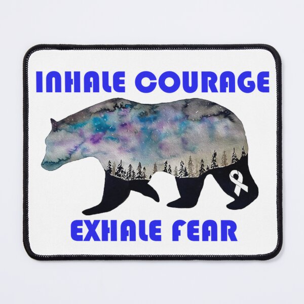 Item preview, Inhale Courage Exhale Fear designed and sold by Sherryjh.